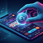 Ilustrace minimálního vkladu v online kasinu přes smartphone