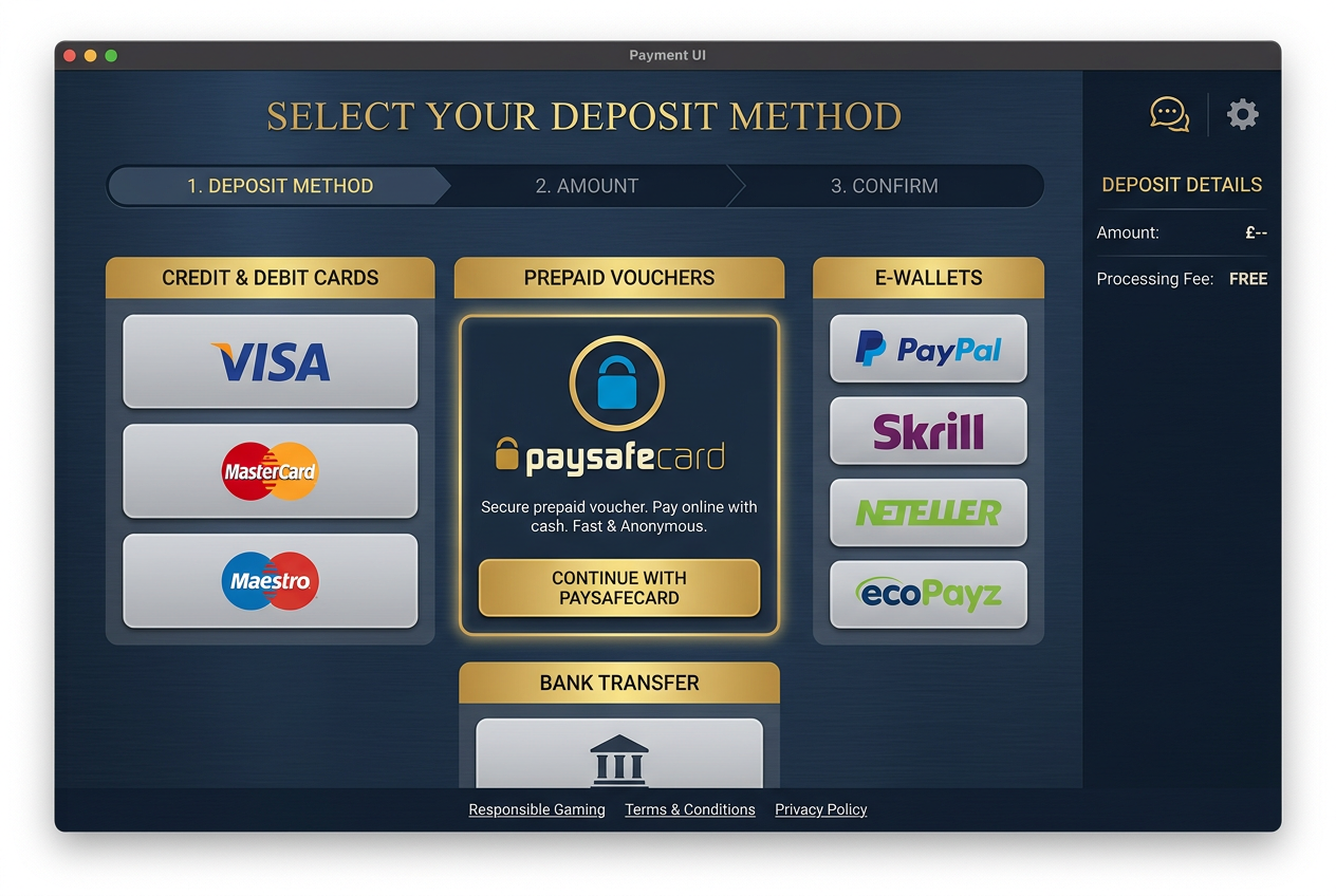 Přehled nejlepších Paysafecard online kasin v České republice pro rok 2026